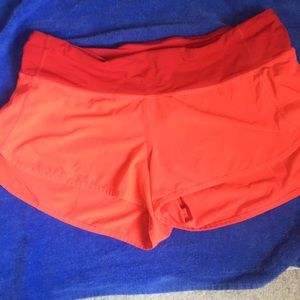 Lululemon Athletica running shorts. Size 6